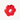 Daisy Vase Red